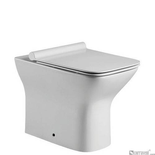 MT224 ceramic backtowall toilet pan rimless